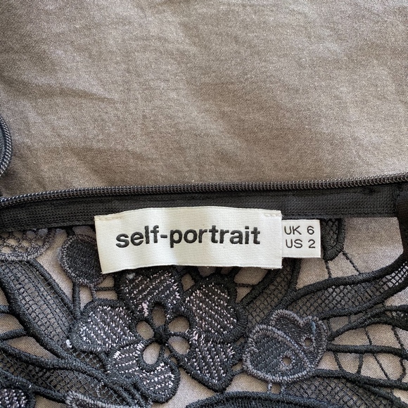 Self Portrait Floral Lace Top - Picture 4 of 7